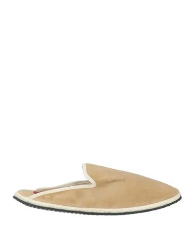 Vibi Venezia Woman Mules & Clogs Beige Size 9 Cotton, Modal