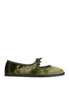 Vibi Venezia Women's Brigitte Flats In Green
