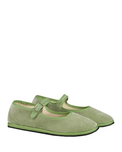 Vibi Venezia Women's Mary Jane Flats In Green