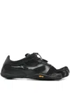 Vibram Five-toe Lace-up Sneakers In Black