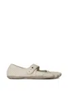 Vibram Jane Evo Perforated Strap Ballet Flats In Multi