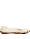 Vibram Vi-b Mesh Ballet Flats In White
