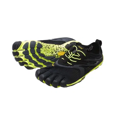 Vibram V-run Black / Yellow 16m3101 Men's In Multi