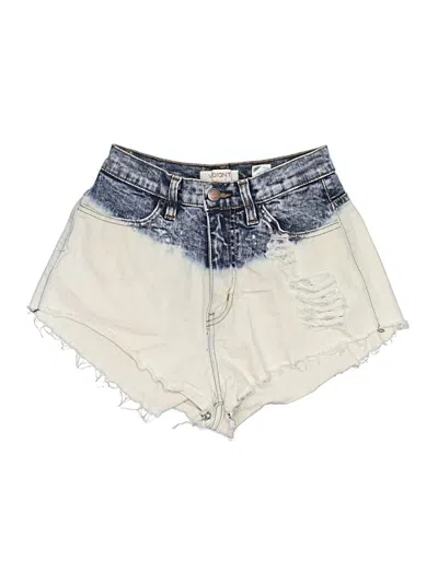Pre-owned Vibrant M.i.u Denim Shorts In Blue