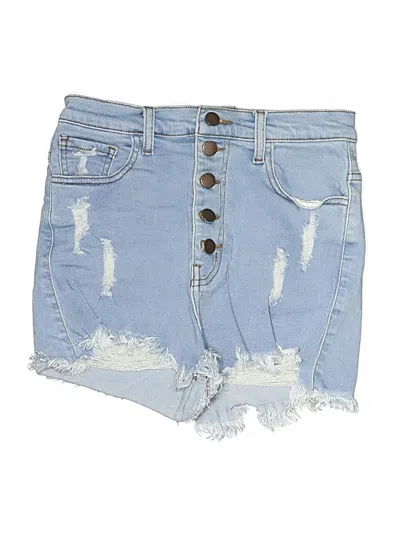 Pre-owned Vibrant M.i.u Denim Shorts In Blue