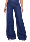 Vibrant M.i.u Fall Wide Leg Jeans In Indigo In Blue