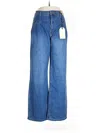 Vibrant M.i.u Jeans In Blue