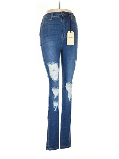 Pre-owned Vibrant M.i.u Jeans In Blue