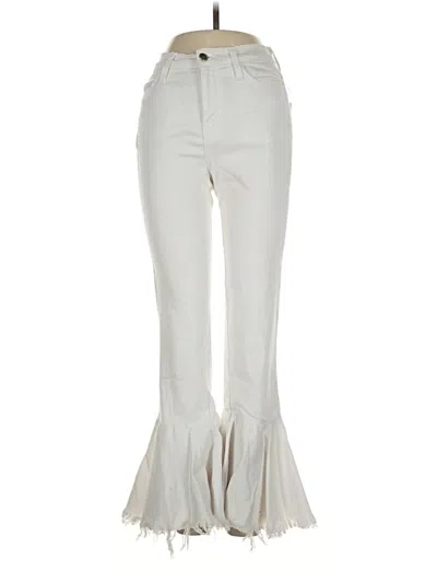 Pre-owned Vibrant M.i.u Jeans In Ivory