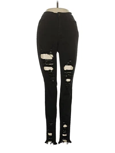 Pre-owned Vibrant M.i.u Jeggings In Black