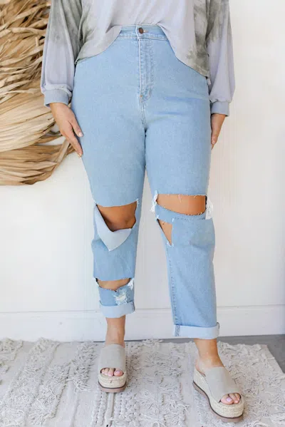 Vibrant M.i.u Self Love Jeans In Denim In Multi