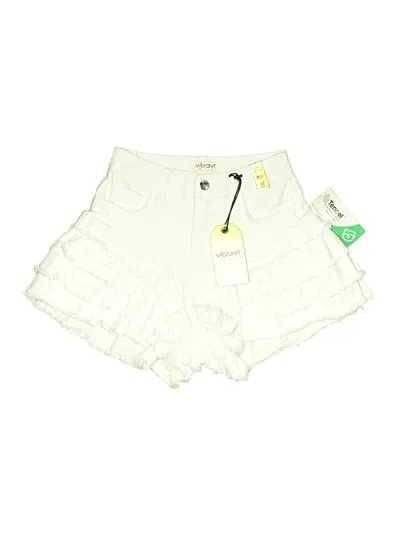 Pre-owned Vibrant M.i.u Shorts In White