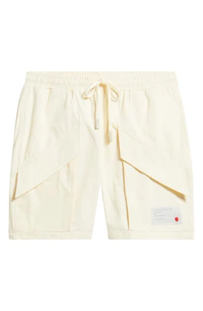 Vic Garcia World Unstoppable Cargo Shorts In White