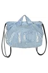 Vic Matie - Medium Bag - 450426 - Clear Denim In Denim Chiaro