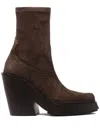 Vic Matie Block-heel 115mm Pointed-toe Boots In Nero