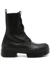 Vic Matie 40mm Lace-up Chunky-sole Boots In Black