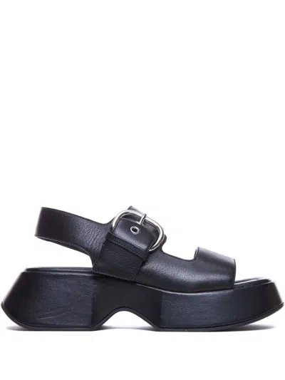 VIC MATIE 40MM LEATHER SANDALS