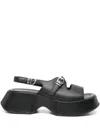 Vic Matie 50mm Mini Yoko Sandals In Black