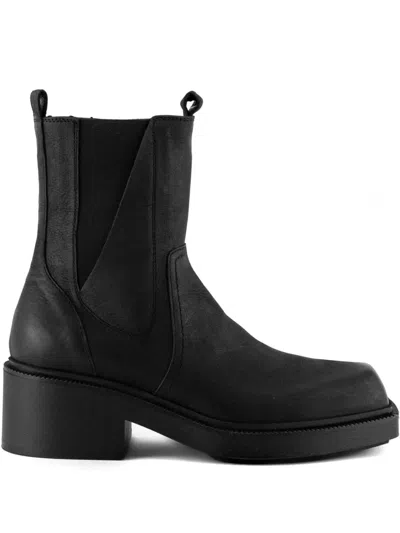 Vic Matie 50mm Square-toe Chelsea Boots In Black