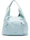 Vic Matie Shopper Mit Logo-schild In Water Blue