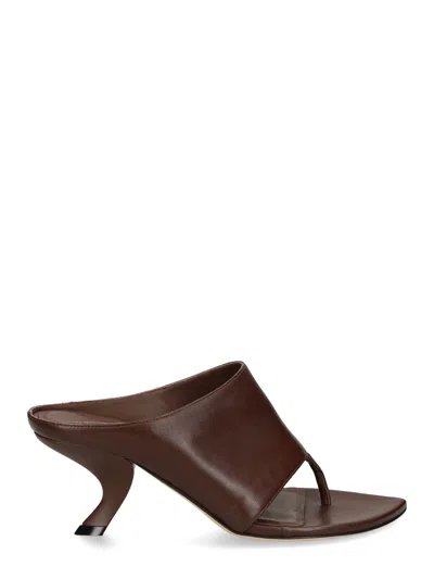 Vic Matie T-strap Sandals In Brown