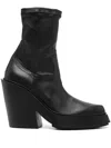 Vic Matie Block-heel 115mm Pointed-toe Boots In Black