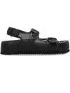 Vic Matie Tulle Sandals In Black