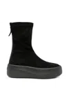 Vic Matie Stretch Split Ankle Boot In Animal Print