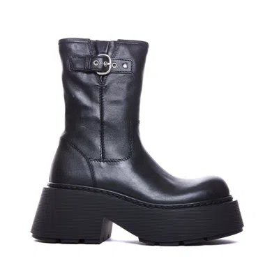 Vic Matie Boots In Black