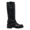 Vic Matie 55mm Pampas Leather Boots In Black
