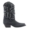 Vic Matie Texan Booties In Black