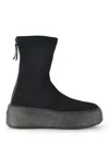 Vic Matie Stretch Split Ankle Boot In Black