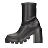 Vic Matie Square-toe Ankle Boots In Nero Neri E Grigi