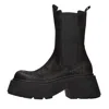 Vic Matie Vic Matiē Woman Ankle Boots Black Size 8 Soft Leather In Nero Neri E Grigi
