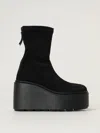 Vic Matie 100mm Stripy Platform Boots In Black