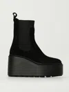 Vic Matie Round-toe Ankle Boots In Black