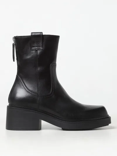 Vic Matie Flat Ankle Boots Vic Matié Woman Color Black In Schwarz