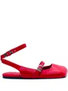 Vic Matie Buckle-strap Flat Pumps