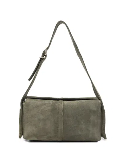 Vic Matie Buckle-strap Shoulder Bag In White
