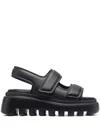Vic Matie Vic Matié Casual Open Sandals With Chunky Eva Sole In Black