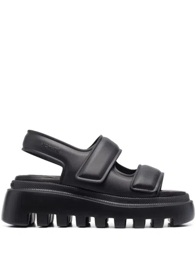 Vic Matie Vic Matié Casual Open Sandals With Chunky Eva Sole In Black