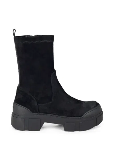 Vic Matie Chunky-sole Ankle Boots In Black