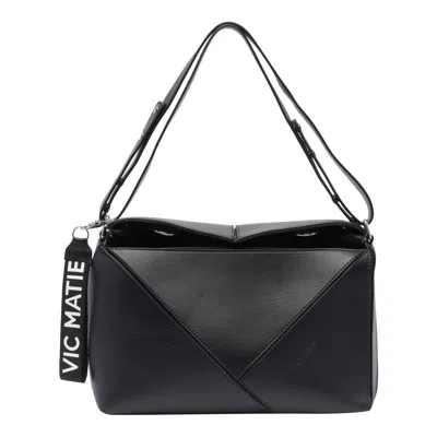 Vic Matie Crossbody Bag In Black