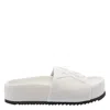 Vic Matie Denim 102 Sandals In White