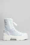 VIC MATIE VIC MATIE DENIM 500 COMBAT BOOTS