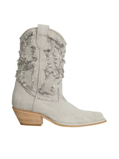 Vic Matie' Denim Ankle Boot Where