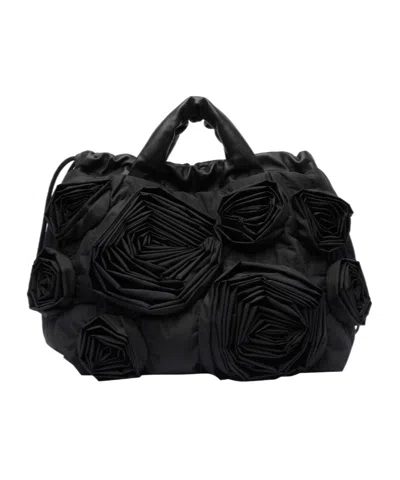 Vic Matie Double-handle Handbag In Black