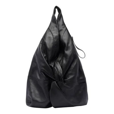Vic Matie Elisa Bag With Knot In Black