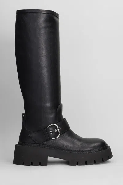 Vic Matie Etna 101 Low Heels Boots In Black