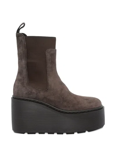 Vic Matie F20 Suede Boots In Brown